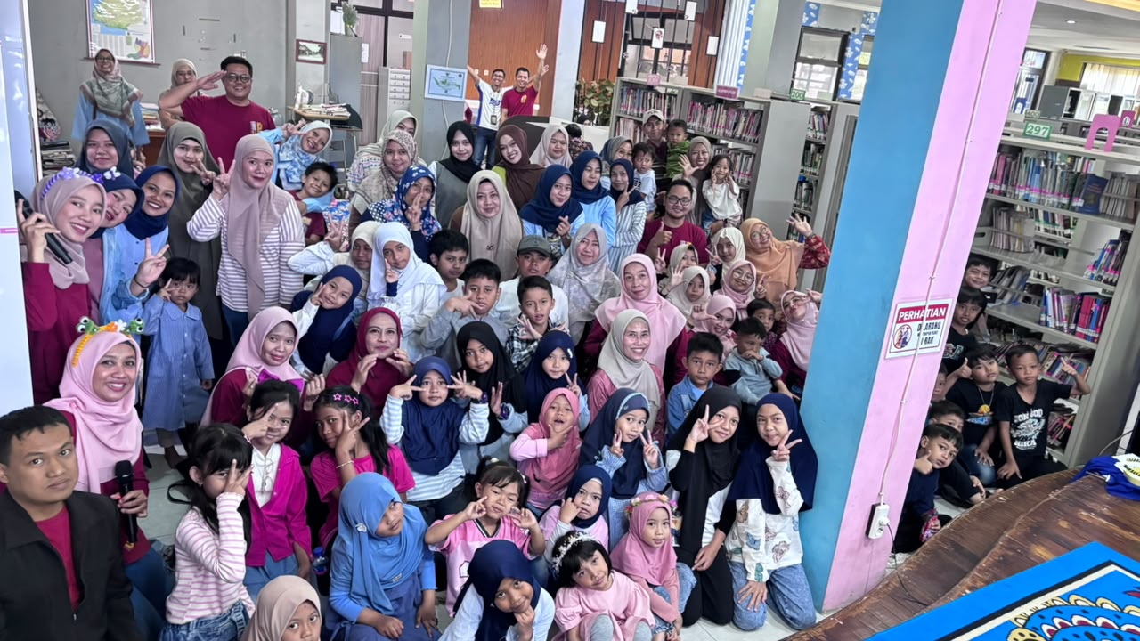 Penampilan Kreatif Warnai Penutupan Tandem BAPER 2026 di Perpustakaan Cisaat